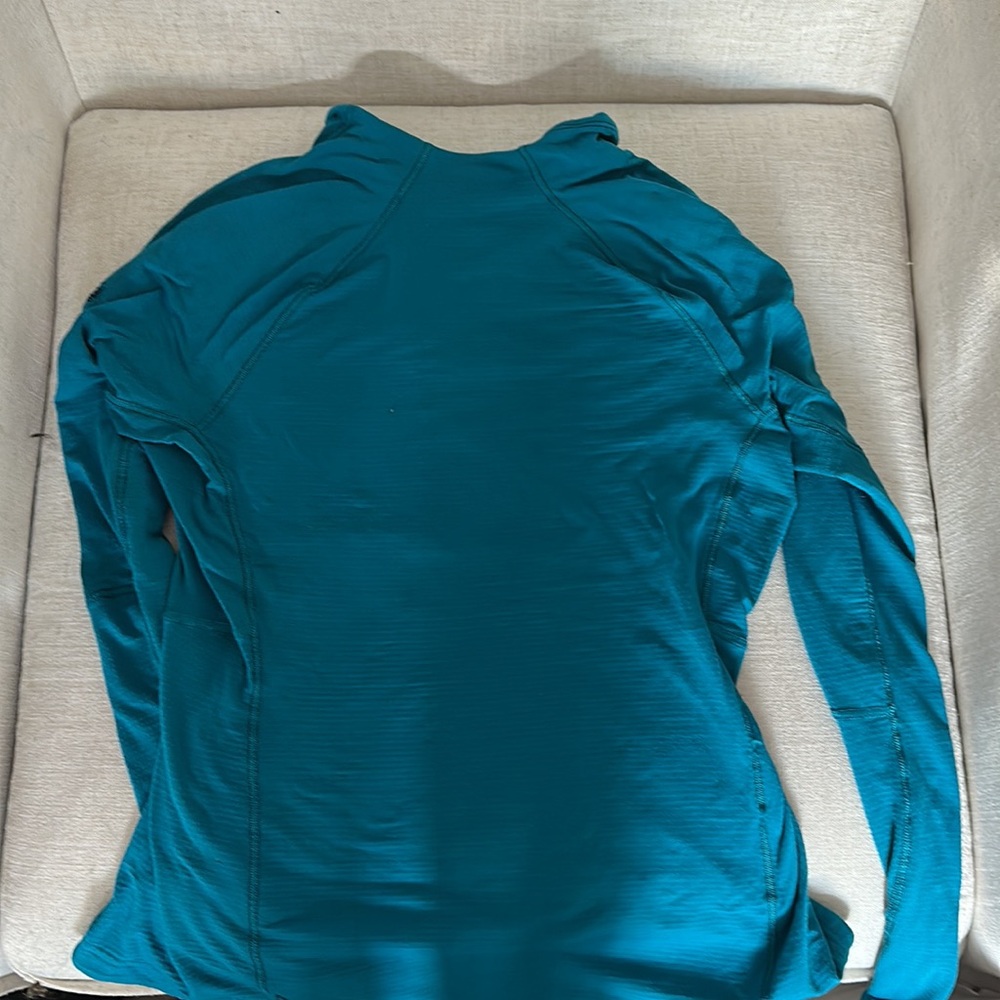 Technical Turquoise Long Sleeve Pullover - image 3